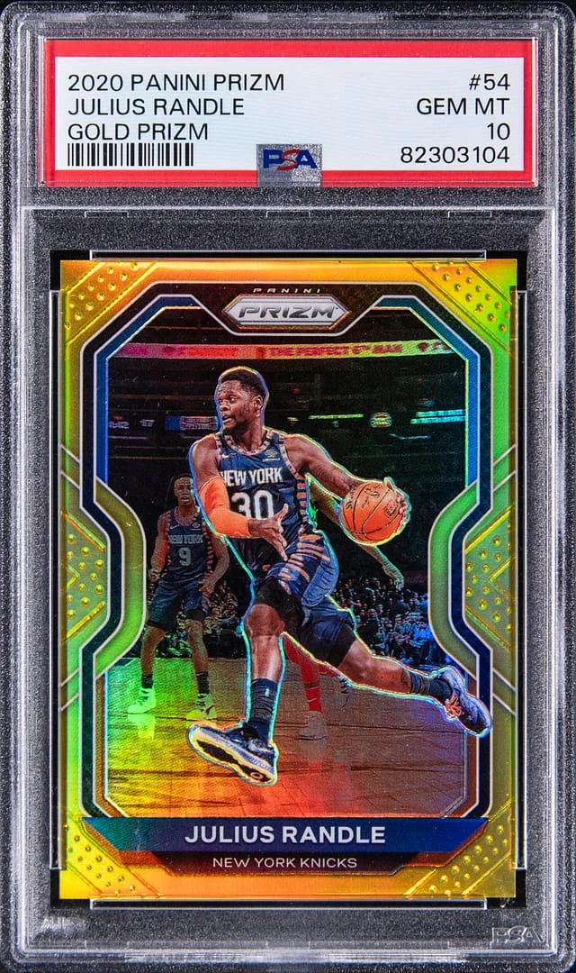2020-21 Panini Prizm Julius Randle Gold #54 card image