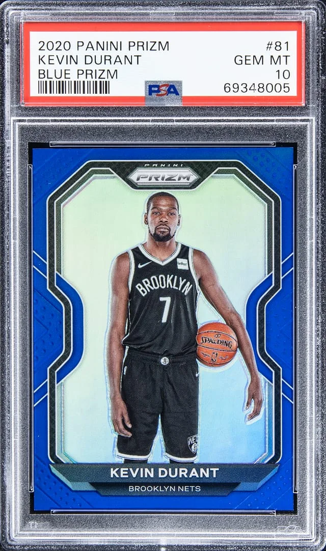 2020-21 Panini Prizm Kevin Durant Black Gold Prizm #81 card image