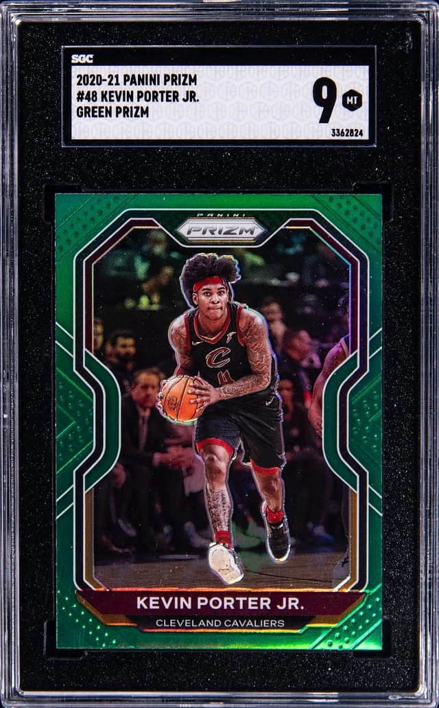 2020-21 Panini Prizm Kevin Porter Jr. Green #48 card image