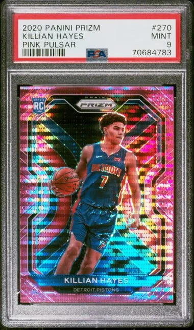 2020-21 Panini Prizm Killian Hayes Pink Pulsar #270 card image