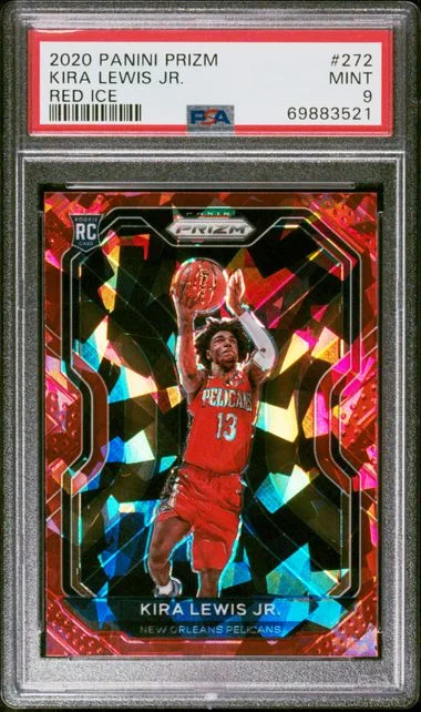 2020-21 Panini Prizm Kira Lewis Jr. Red Ice #272 card image