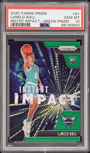 2020-21 Panini Prizm LaMelo Ball Instant Impact #21 card image