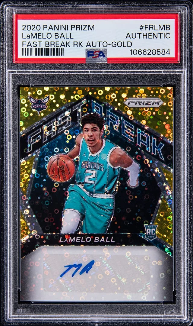 2020-21 Panini Prizm LaMelo Ball FastBreak #FR-LMB card image