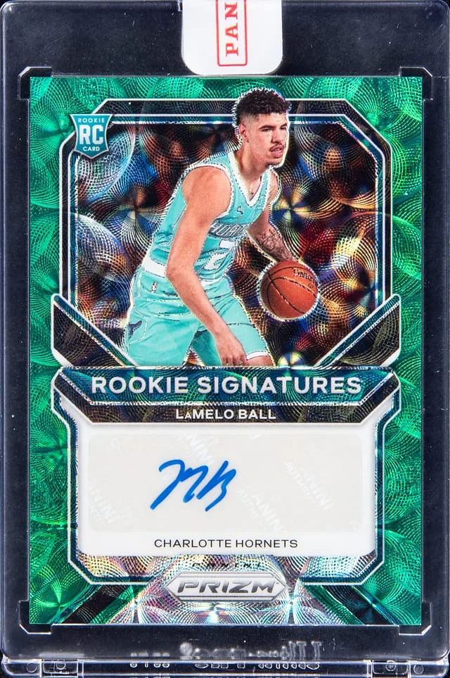 2020-21 Panini Prizm LaMelo Ball Signatures Red Scope #RS-LMB card image