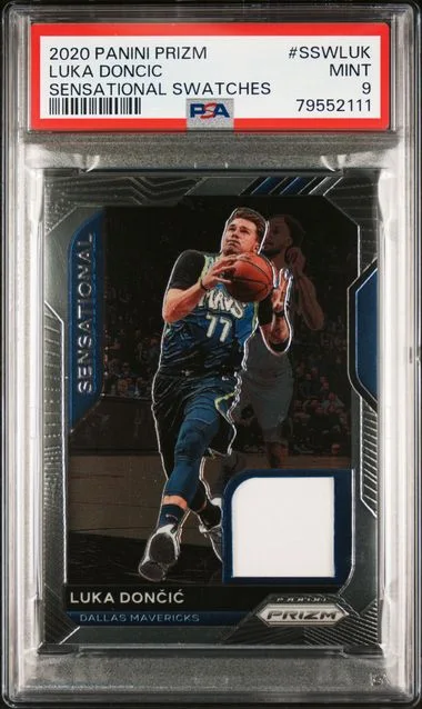 2020-21 Panini Prizm Luka Doncic Game-Used Sensational Swatches #SSW-LUK card image