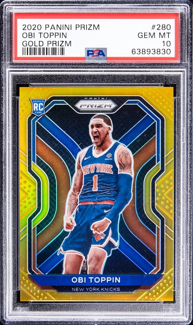 2020-21 Panini Prizm Obi Toppin Red Prizm #280 card image