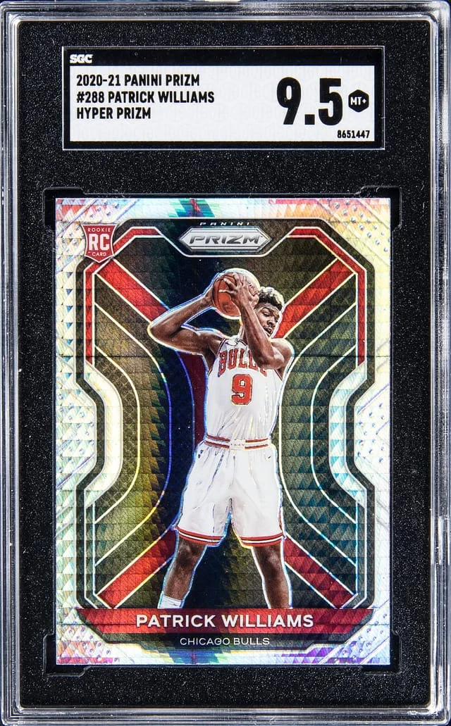 2020-21 Panini Prizm Patrick Williams Hyper #288 card image