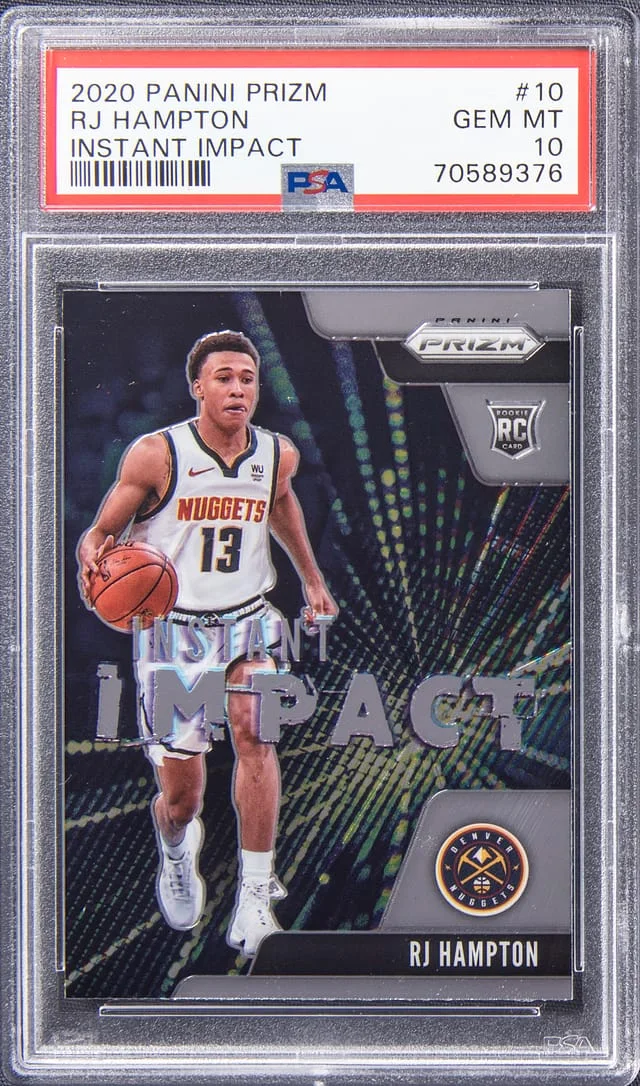 2020-21 Panini Prizm RJ Hampton Instant Impact #10 card image