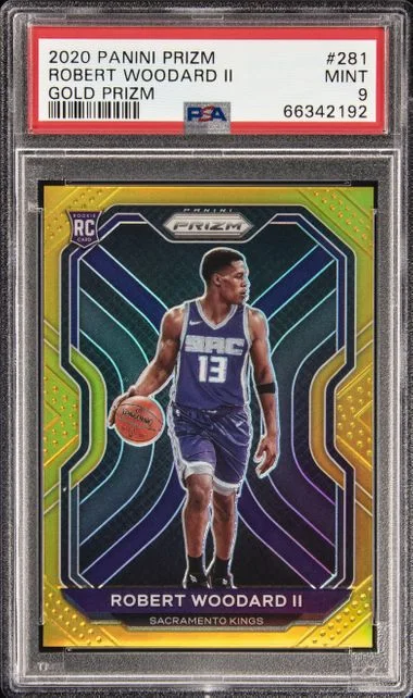 2020-21 Panini Prizm Robert Woodard II Gold Prizm #281 card image