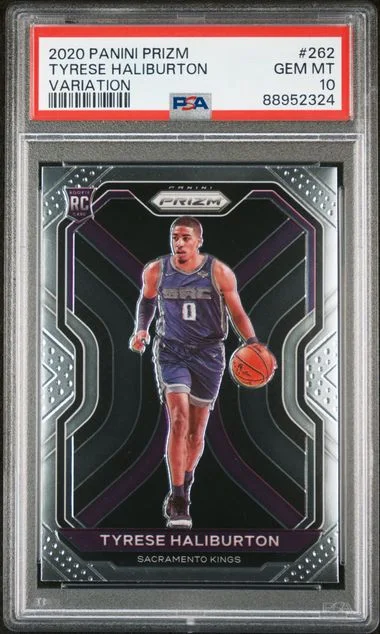 2020-21 Panini Prizm Tyrese Haliburton Silver Prizm #262 card image