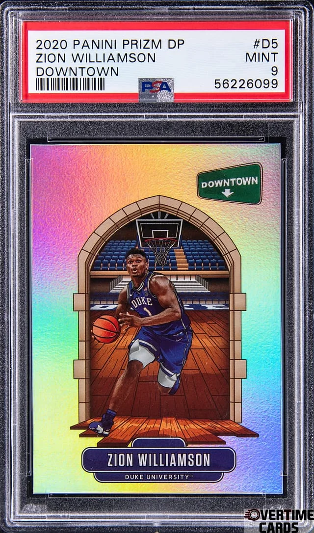2020-21 Panini Prizm Zion Williamson Downtown #D5 card image