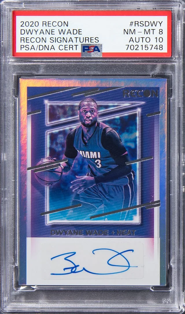 2020-21 Panini Recon Dwyane Wade Signatures #RS-DWY card image