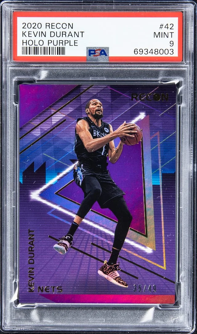 2020-21 Panini Recon Kevin Durant Holo Purple #42 card image