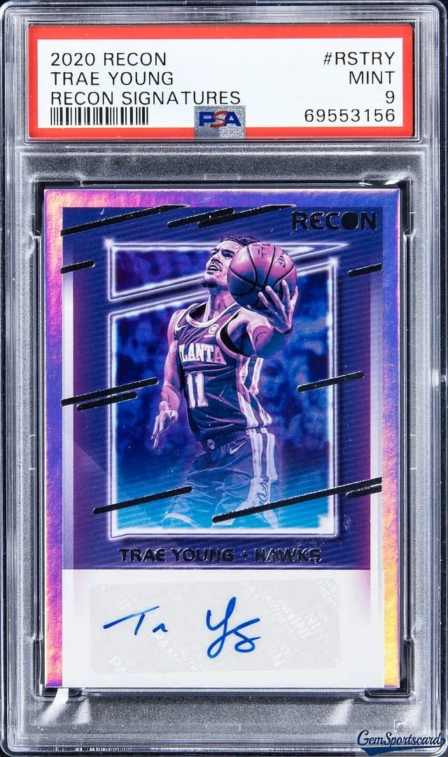 2020-21 Panini Recon Trae Young Signatures #RS-TRY card image