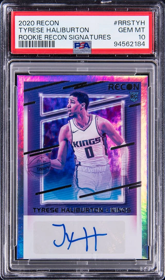 2020-21 Panini Recon Tyrese Haliburton Recon Signatures #RRSTYH card image