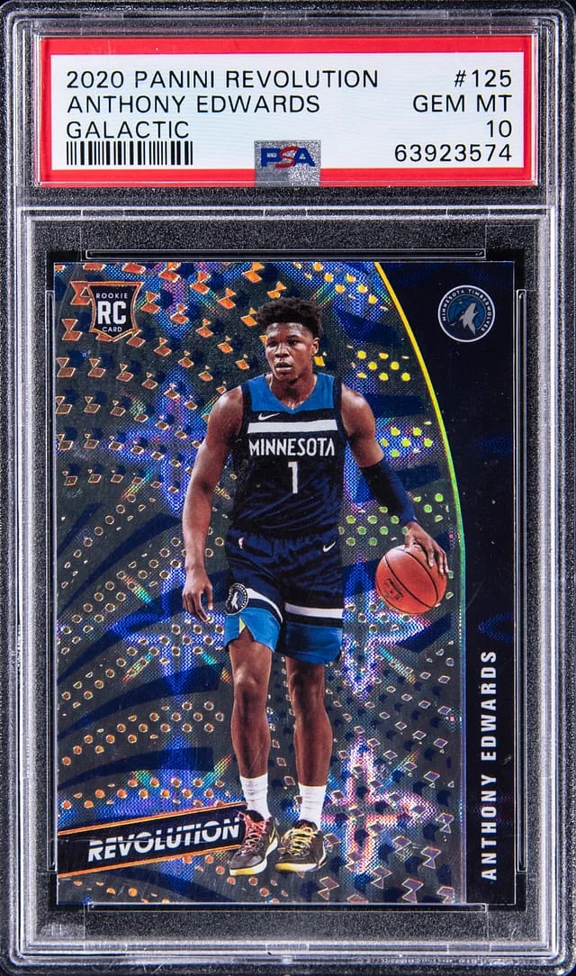 2020-21 Panini Revolution Anthony Edwards Galactic #125 card image