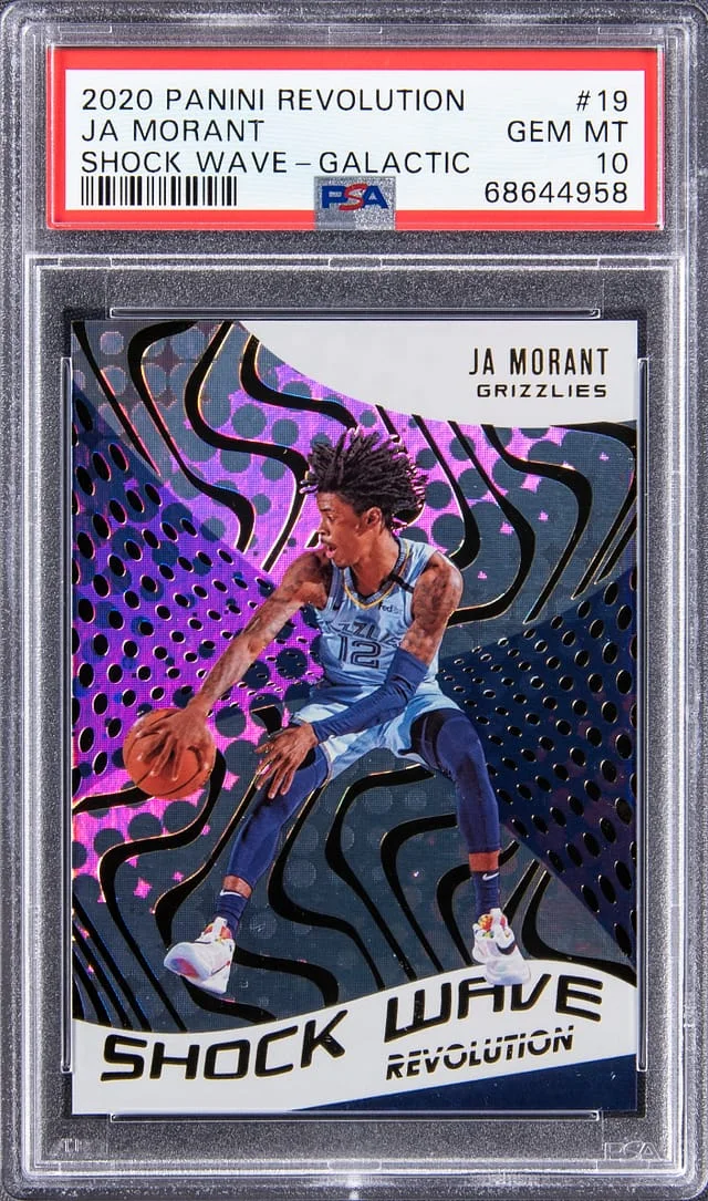 2020-21 Panini Revolution Ja Morant Shock Wave Galactic #19 card image