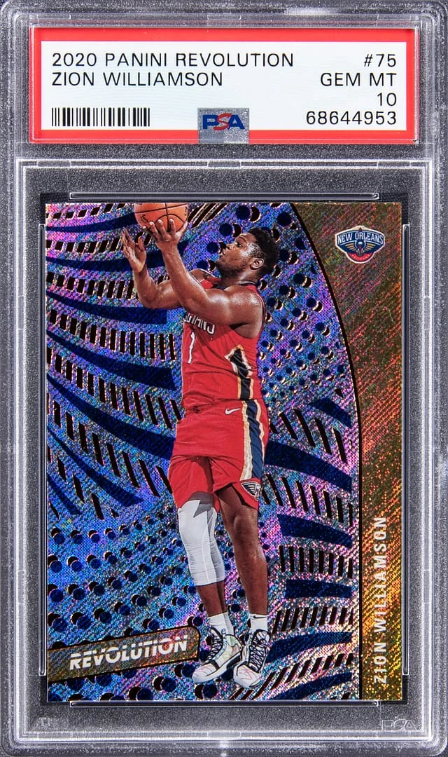 2020-21 Panini Revolution Zion Williamson #75 card image