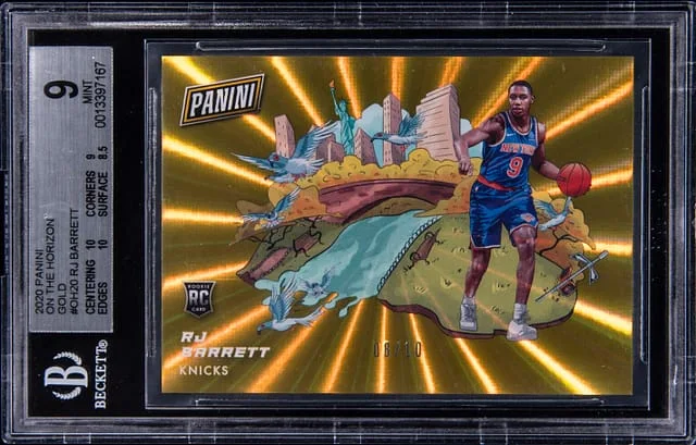 2020-21 Panini RJ Barrett On The Horizon Gold #OH-20 card image