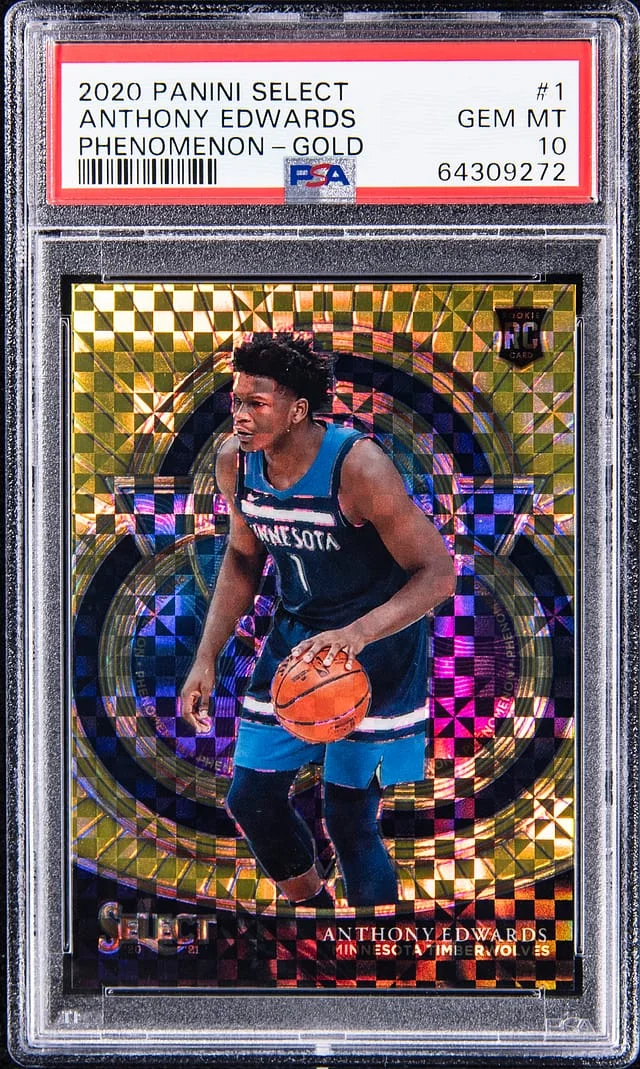 2020-21 Panini Select Anthony Edwards Phenomenon #1 card image