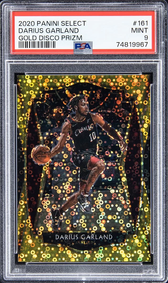 2020-21 Panini Select Darius Garland Gold Disco #161 card image
