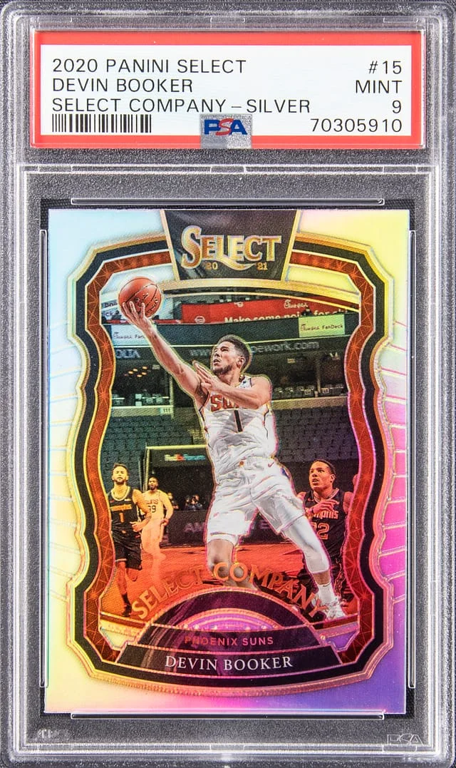 2020-21 Panini Select Devin Booker Company Silver #15 card image