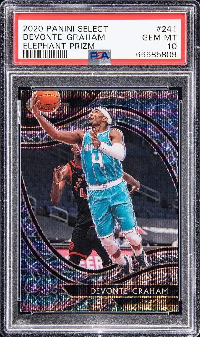 2020-21 Panini Select Devonte' Graham Elephant Prizm #241 card image
