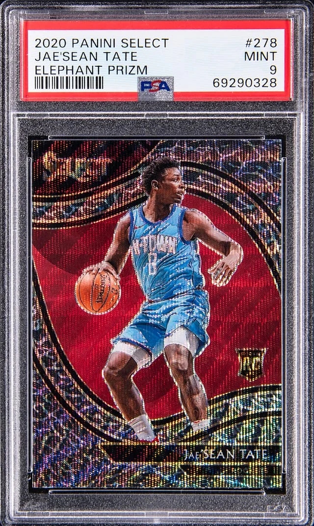 2020-21 Panini Select Jae'sean Tate Elephant Prizm #278 card image