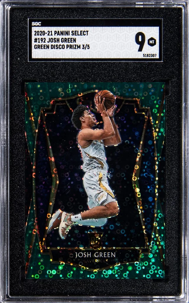 2020-21 Panini Select Josh Green Disco Prizm #192 card image