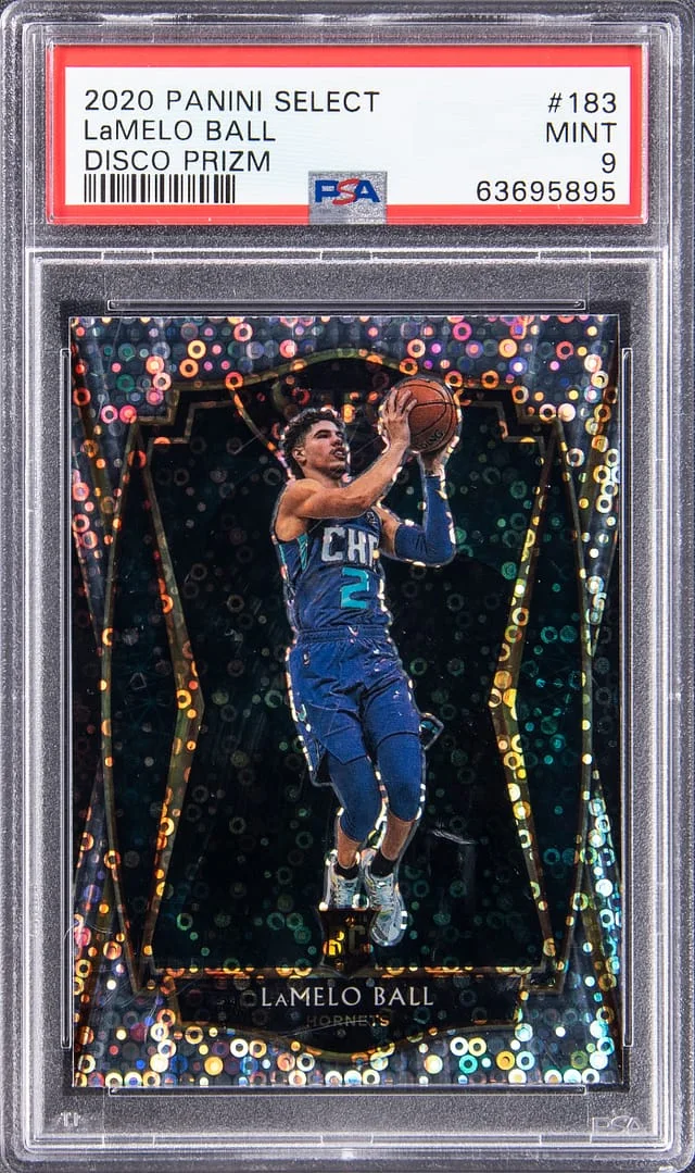 2020-21 Panini Select LaMelo Ball Disco Prizm #183 card image