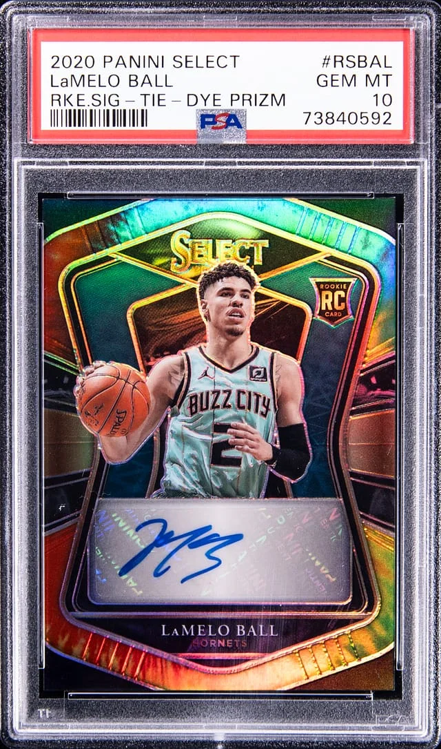 2020-21 Panini Select LaMelo Ball Signature #RS-BAL card image