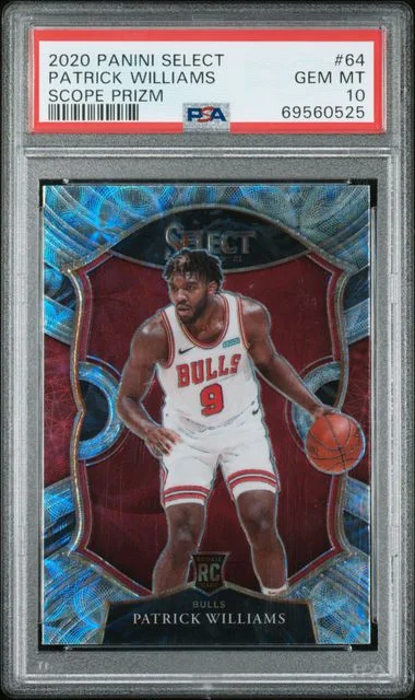 2020-21 Panini Select Patrick Williams Neon Orange Pulsar #64 card image