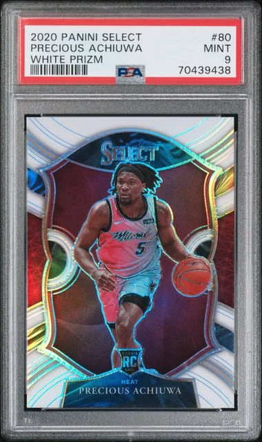 2020-21 Panini Select Precious Achiuwa White Prizm #80 card image