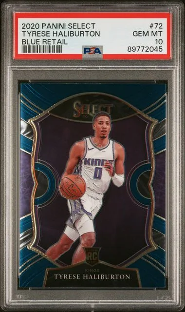 2020-21 Panini Select Tyrese Haliburton #72 card image