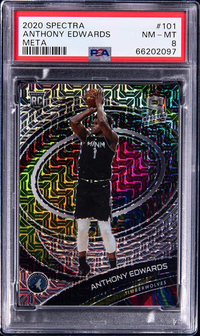 2020-21 Panini Spectra Anthony Edwards Meta #101 card image