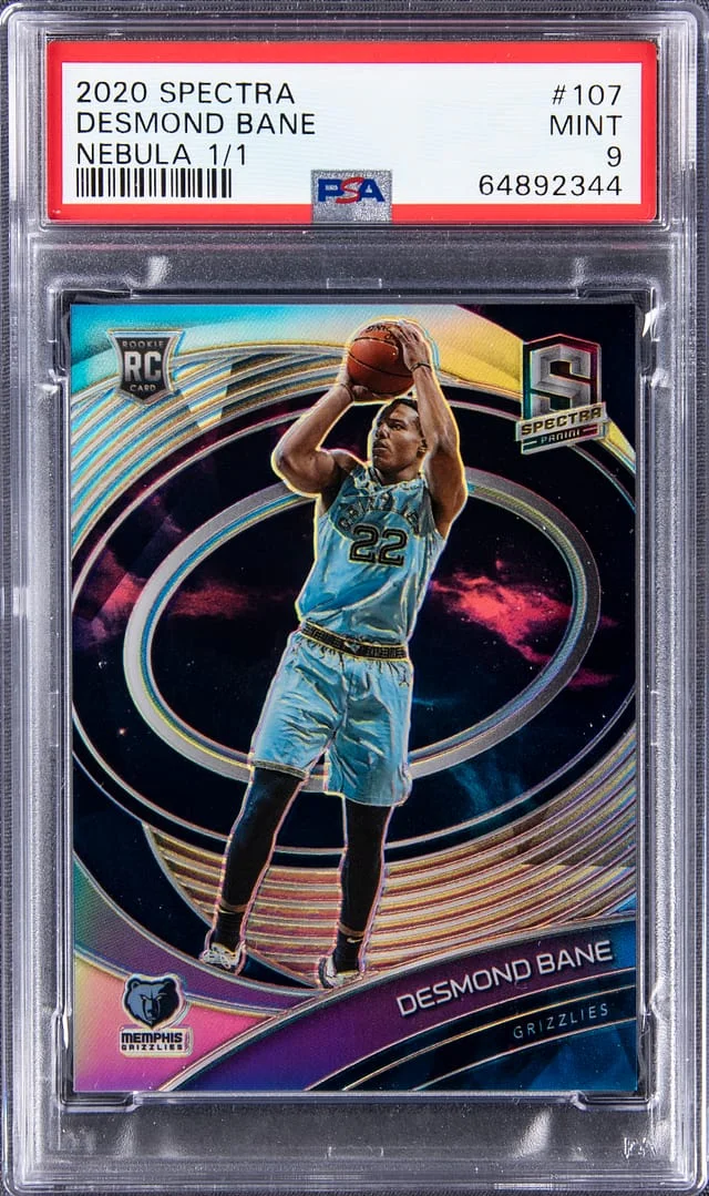 2020-21 Panini Spectra Desmond Bane Nebula #107 card image