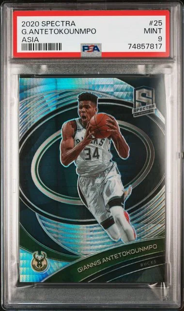 2020-21 Panini Spectra Giannis Antetokounmpo Asia #25 card image