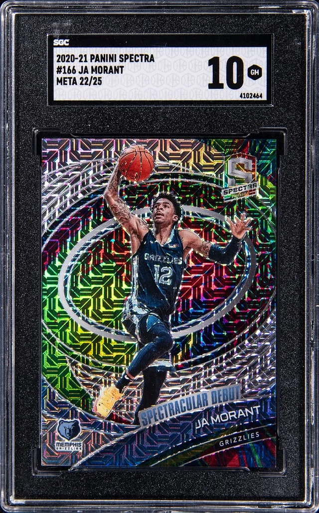 2020-21 Panini Spectra Ja Morant Meta #166 card image