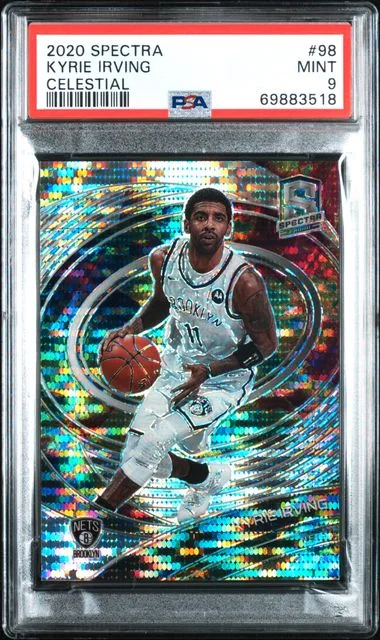 2020-21 Panini Spectra Kyrie Irving Celestial #98 card image