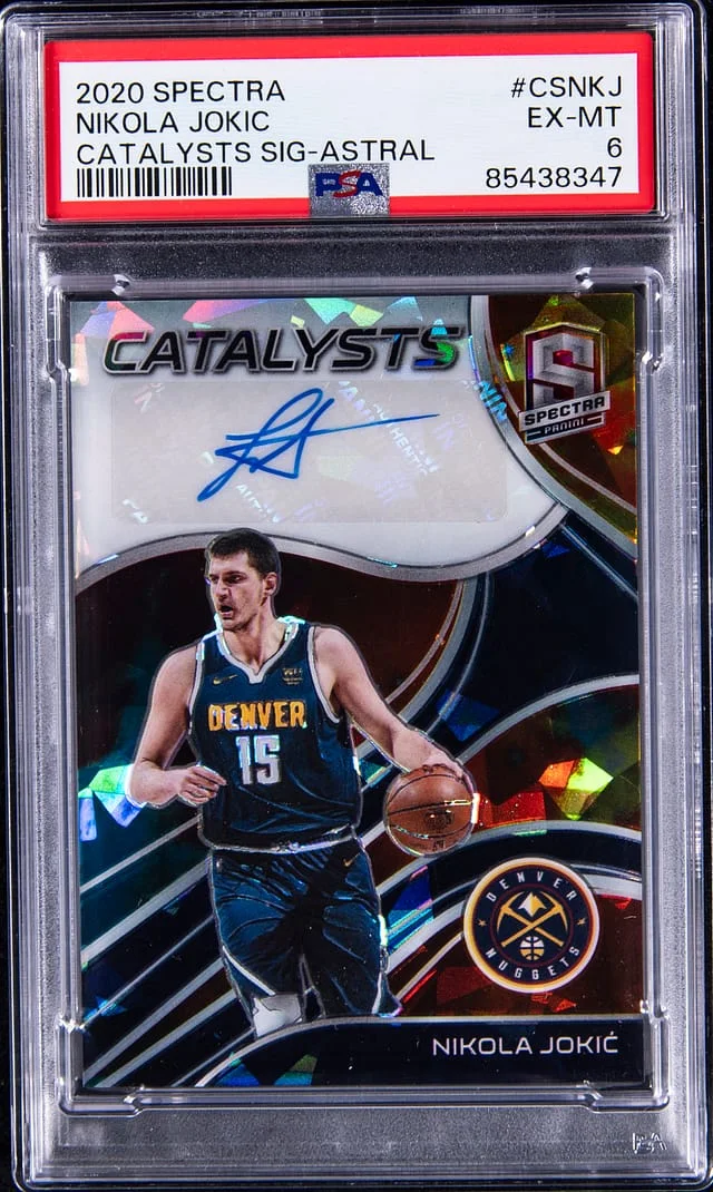 2020-21 Panini Spectra Nikola Jokic Catalysts Signatures #CS-NKJ card image