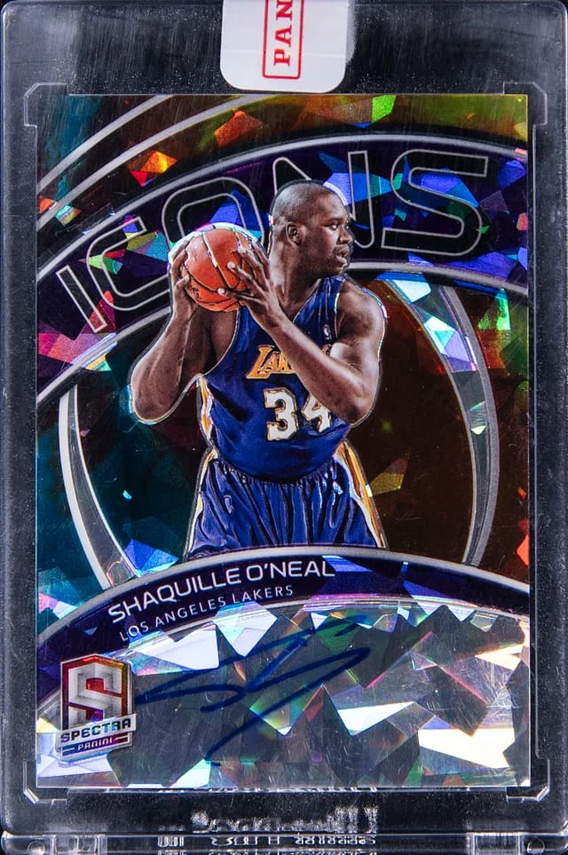 2020-21 Panini Spectra Shaquille O'Neal Icons Astral #ICO-SON card image