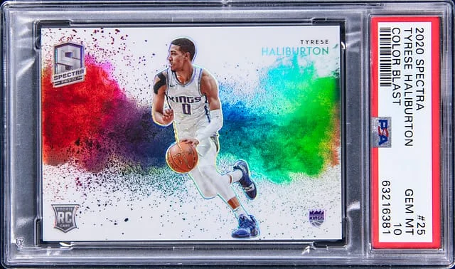 2020-21 Panini Spectra Tyrese Haliburton Color Blast #25 card image