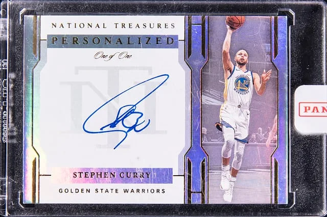 2020-21 Panini Stephen Curry National Treasure Personalized #P-SCU3 card image