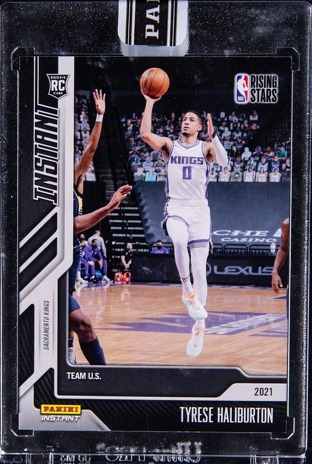 2020-21 Panini Tyrese Haliburton - Panini Encased Instant #9 card image