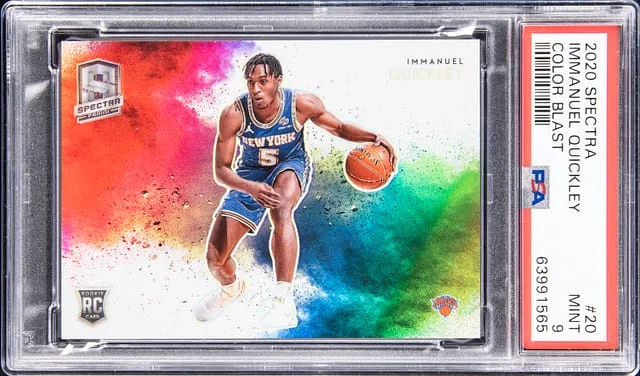 2020-21 Spectra Immanuel Quickley Color Blast #20 card image