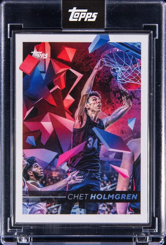2020-21 Topps Chet Holmgren - Topps Encased Basketball #6A card image