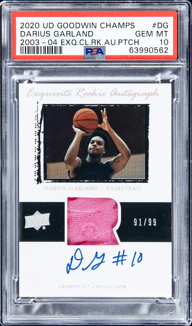 2020-21 Upper Deck Goodwin Champions Darius Garland 2003-04 Exquisite Collection Autograph #03T-DG card image