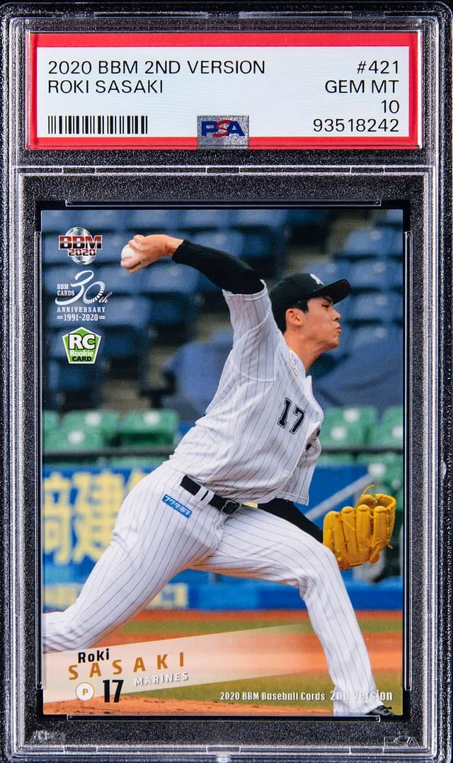 2020 BBM 2nd Version Roki Sasaki #421 card image