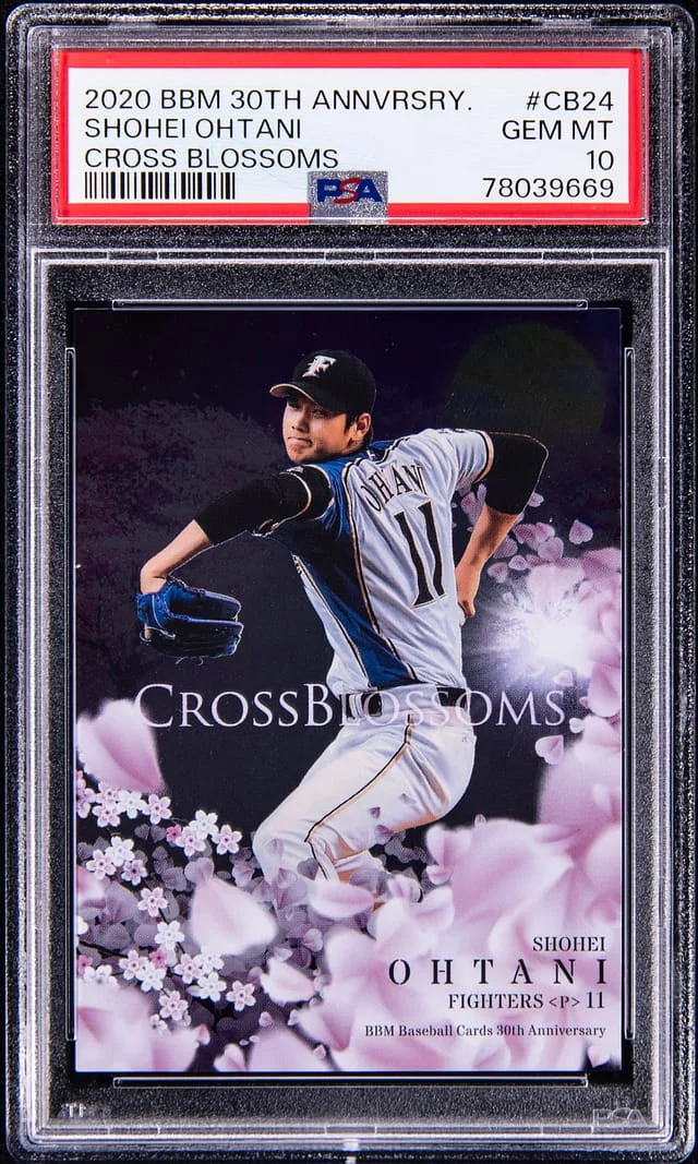 2020 BBM 30th Anniversary Cross Blossoms Shohei Ohtani #CB24 card image