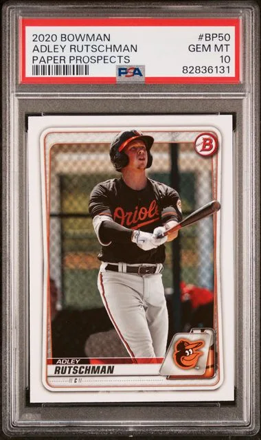 2020 Bowman Adley Rutschman Paper Prospects #Bp50 card image